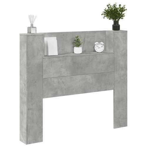 Ormarić za uzglavlje LED svjetlima boja betona 120x16,5x103,5cm - Beton siva 120 x 16.5 x 103.5 cm 1 Cijena