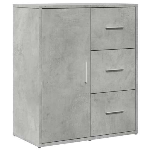Komoda beton siva 60 x 31 x 70 cm od konstruiranog drva - Beton siva 1 Cijena