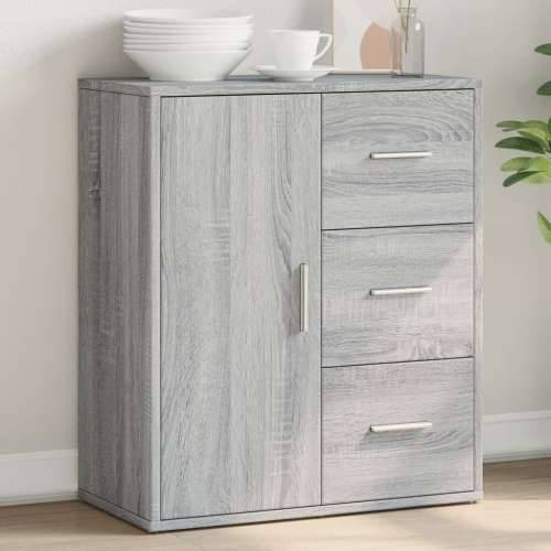 Komoda siva boja hrasta 60x31x70cm od konstruiranog drva - Sivi hrast sonoma 1 Cijena