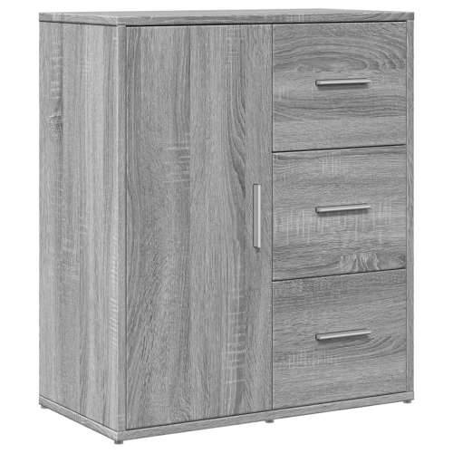 Komoda siva boja hrasta 60x31x70cm od konstruiranog drva - Sivi hrast sonoma 1 Cijena