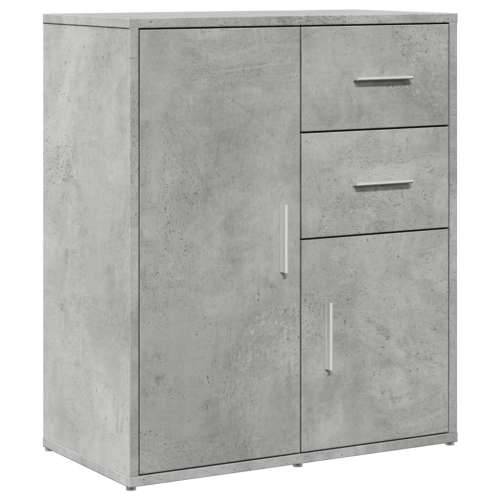 Komoda beton siva 60 x 31 x 70 cm od konstruiranog drva - Beton siva 1 Cijena