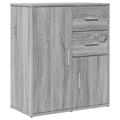 Komoda siva boja hrasta 60x31x70cm od konstruiranog drva - Sivi hrast sonoma 1 Cijena