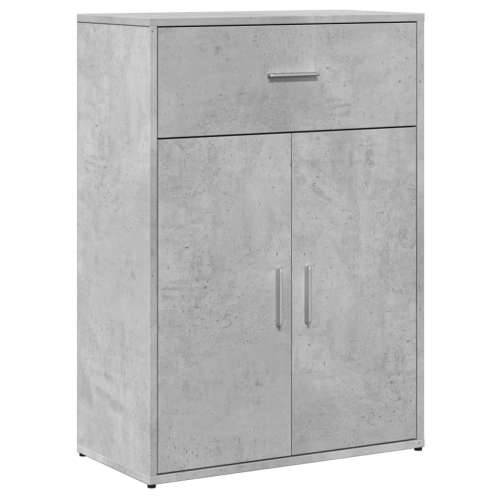Komoda siva boja betona 60x30x84 cm od konstruiranog drva - Beton siva 1 Cijena