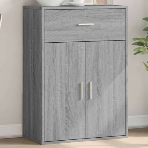 Komoda boja hrasta sonome 60x30x84 cm od konstruiranog drva - Crna 1 Cijena