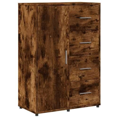 Komoda boja dimljenog hrasta 60x31x84 cm konstruirano drvo - Dimljeni hrast 1 Cijena