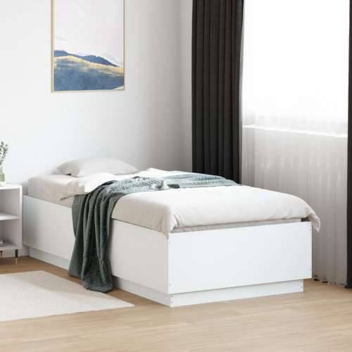 Okvir za krevet bijeli 90x190 cm konstruirano drvo - Bijela 90 x 190 cm Cijena