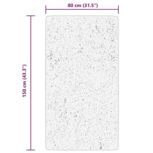 Tepih ARBIZU unutarnji i vanjski vintage dizajn 80 x 150 cm - Svjetlosiva 80 x 150 cm Cijena