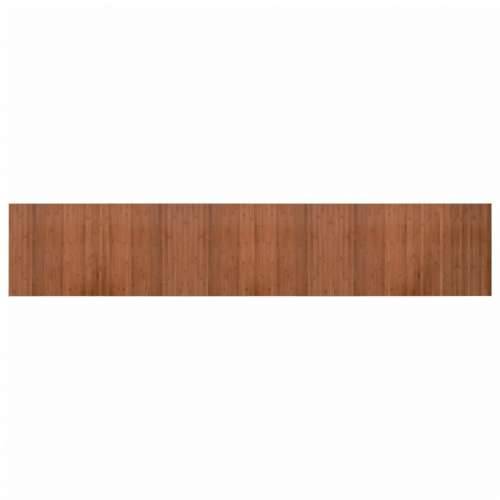 Tepih pravokutni smeđi 60 x 300 cm od bambusa - Smeđa 60 x 300 cm Cijena