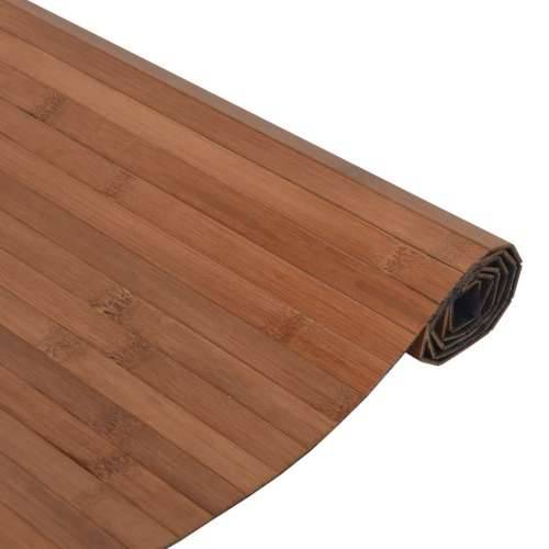 Tepih pravokutni smeđi 60 x 300 cm od bambusa - Smeđa 60 x 300 cm Cijena