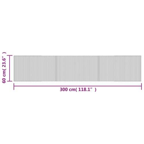 Tepih pravokutni smeđi 60 x 300 cm od bambusa - Smeđa 60 x 300 cm Cijena