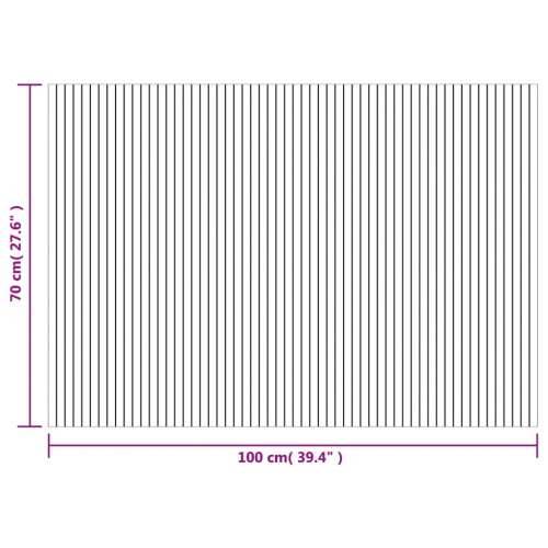 Tepih pravokutni svijetli prirodni 70 x 100 cm od bambusa - svijetla prirodna 70 x 100 cm Cijena