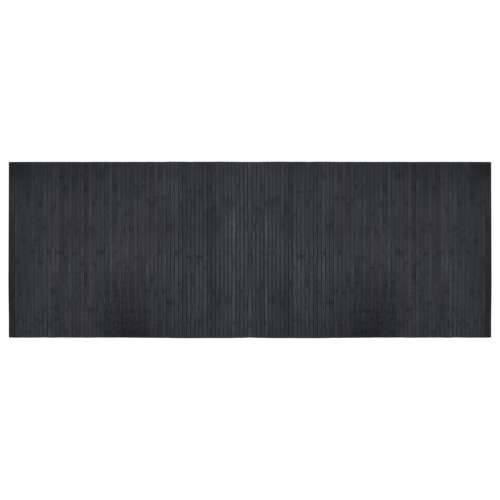 Tepih pravokutni sivi 70 x 200 cm od bambusa - Siva 70 x 200 cm Cijena