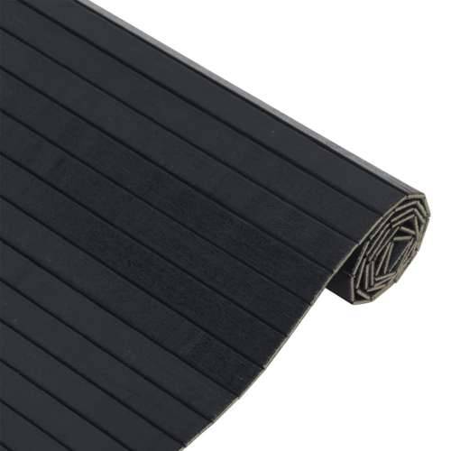 Tepih pravokutni crni 70 x 500 cm od bambusa - Crna 70 x 500 cm Cijena