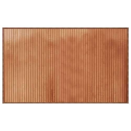 Tepih pravokutni smeđi 60 x 100 cm od bambusa - Smeđa 60 x 100 cm Cijena