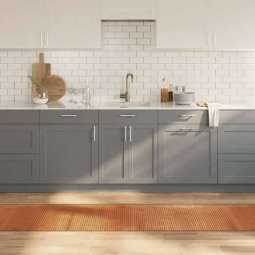 Tepih pravokutni prirodni 60 x 500 cm od bambusa - Prirodna 60 x 500 cm Cijena