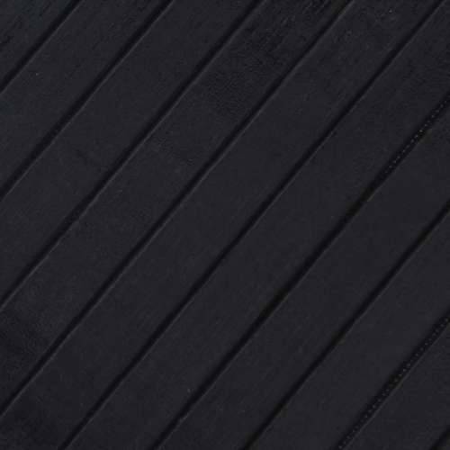 Tepih pravokutni crni 60 x 1000 cm od bambusa - Crna 60 x 1000 cm Cijena