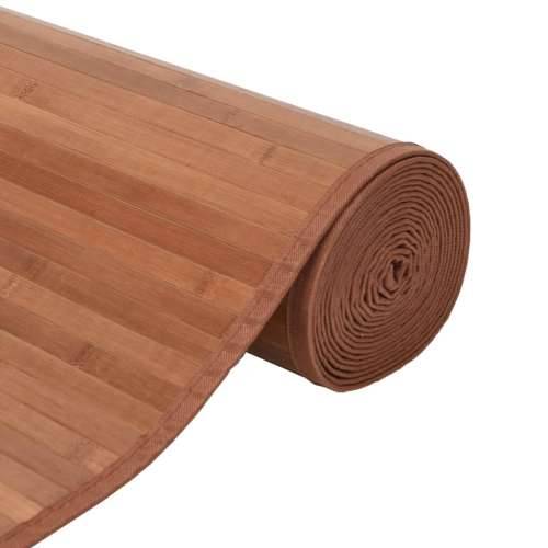 Tepih pravokutni smeđi 70 x 100 cm od bambusa - Smeđa 70 x 100 cm Cijena