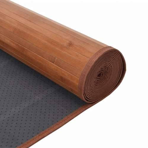 Tepih pravokutni smeđi 70 x 100 cm od bambusa - Smeđa 70 x 100 cm Cijena