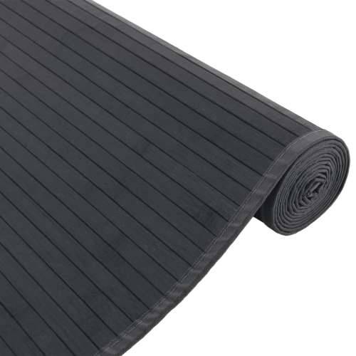 Tepih pravokutni sivi 80 x 300 cm od bambusa - Siva 80 x 300 cm Cijena