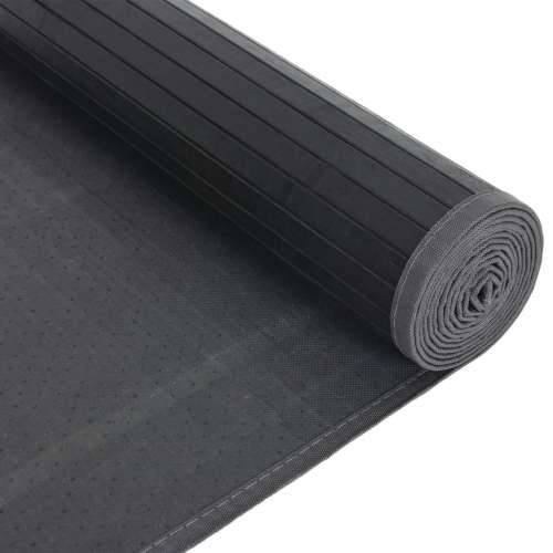 Tepih pravokutni sivi 80 x 300 cm od bambusa - Siva 80 x 300 cm Cijena