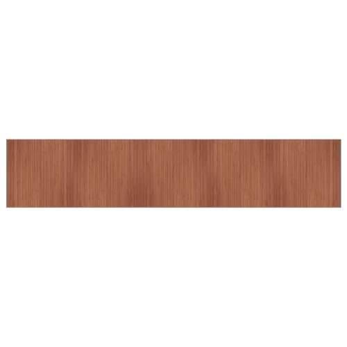 Tepih pravokutni smeđi 100 x 1000 cm od bambusa - Smeđa 100 x 1000 cm Cijena