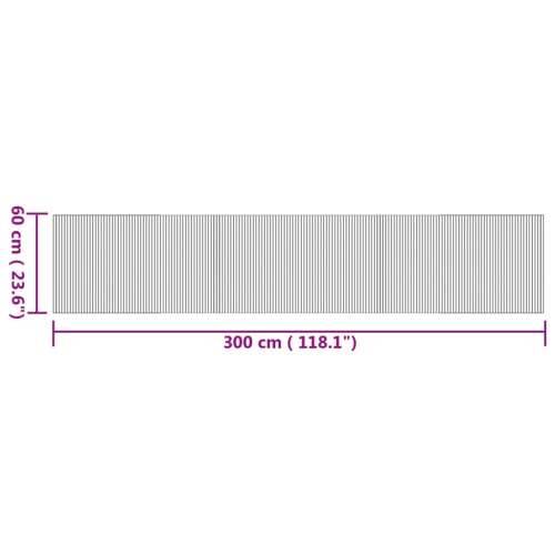 Tepih pravokutni prirodni 60 x 300 cm od bambusa - Prirodna 60 x 300 cm Cijena