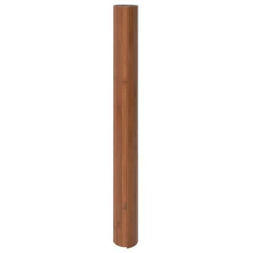 Tepih pravokutni smeđi 70 x 100 cm od bambusa - Smeđa 70 x 100 cm Cijena