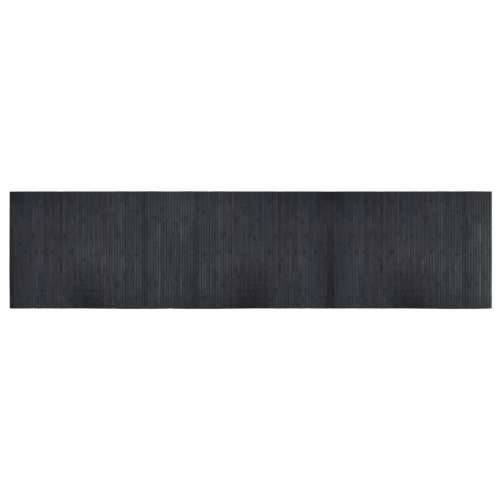 Tepih pravokutni smeđi 70 x 300 cm od bambusa - Siva 70 x 300 cm Cijena