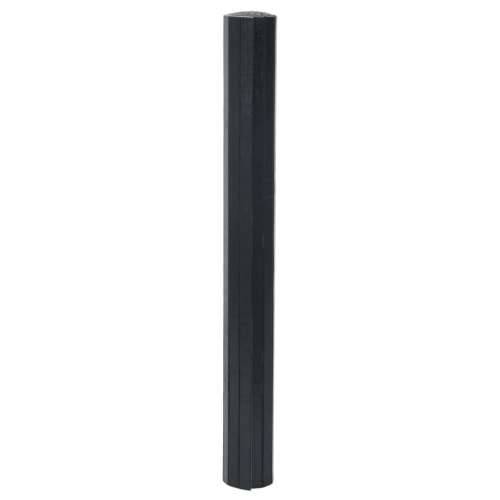 Tepih pravokutni crni 70 x 400 cm od bambusa - Crna 70 x 400 cm Cijena