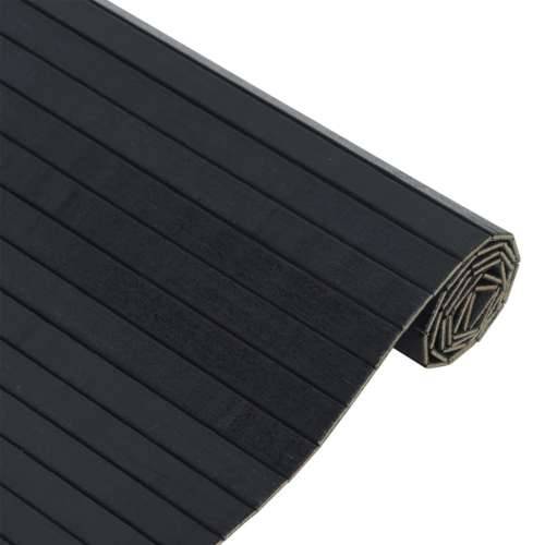 Tepih pravokutni crni 70 x 400 cm od bambusa - Crna 70 x 400 cm Cijena