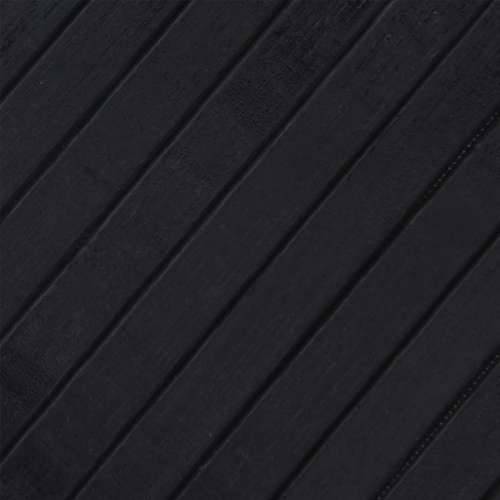 Tepih pravokutni crni 70 x 400 cm od bambusa - Crna 70 x 400 cm Cijena