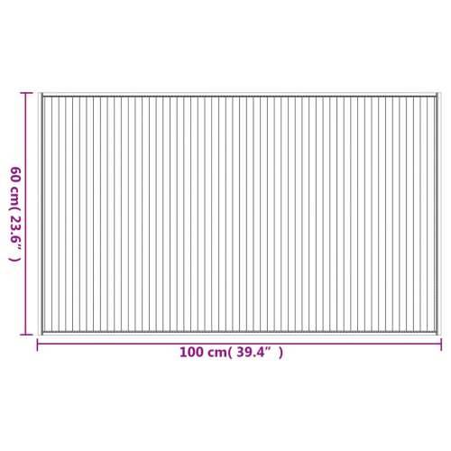 Tepih pravokutni svijetli prirodni 60 x 100 cm od bambusa - svijetla prirodna 60 x 100 cm Cijena