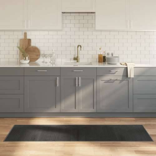 Tepih pravokutni sivi 60 x 200 cm od bambusa - Siva 60 x 200 cm Cijena
