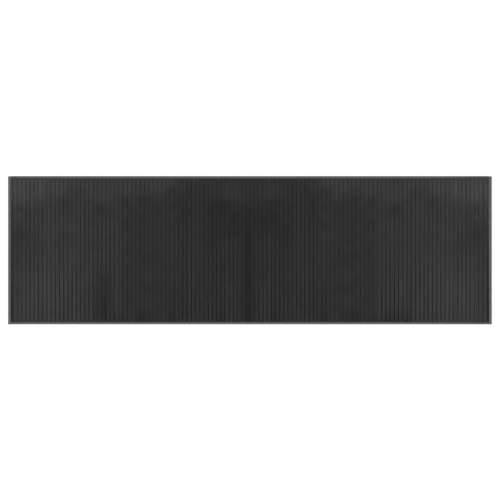 Tepih pravokutni sivi 60 x 200 cm od bambusa - Siva 60 x 200 cm Cijena