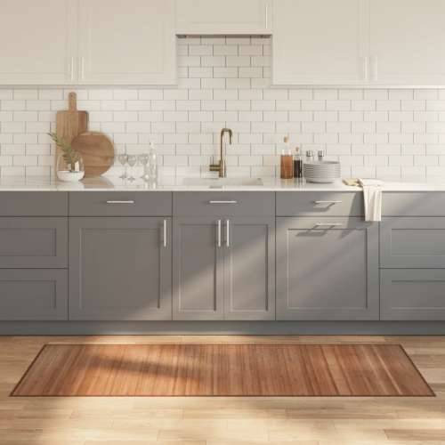 Tepih pravokutni prirodni 70 x 200 cm od bambusa - Prirodna 70 x 200 cm Cijena