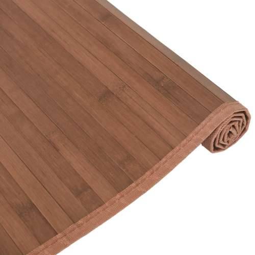 Tepih pravokutni smeđi 80 x 200 cm od bambusa - Smeđa 80 x 200 cm Cijena