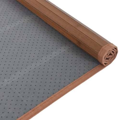 Tepih pravokutni smeđi 80 x 200 cm od bambusa - Smeđa 80 x 200 cm Cijena