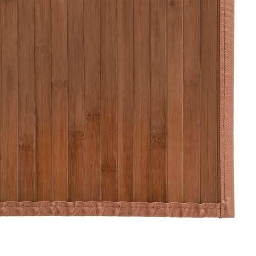 Tepih pravokutni smeđi 80 x 200 cm od bambusa - Smeđa 80 x 200 cm Cijena