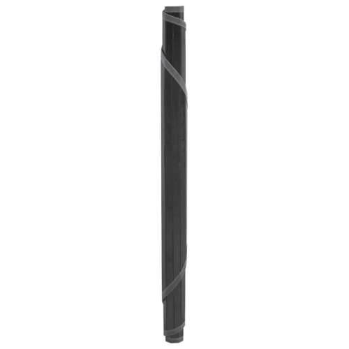 Okrugli tepih sivi 100 cm od bambusa - Siva 100 cm Cijena