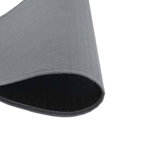 Okrugli tepih sivi 100 cm od bambusa - Siva 100 cm Cijena