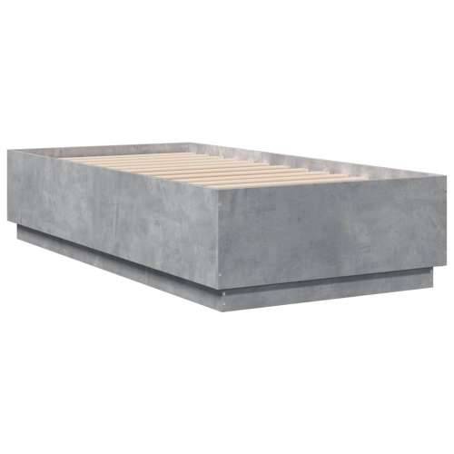 Okvir kreveta boja betona 75x190 cm od konstruiranog drva Beton siva 75 x 190 cm Cijena