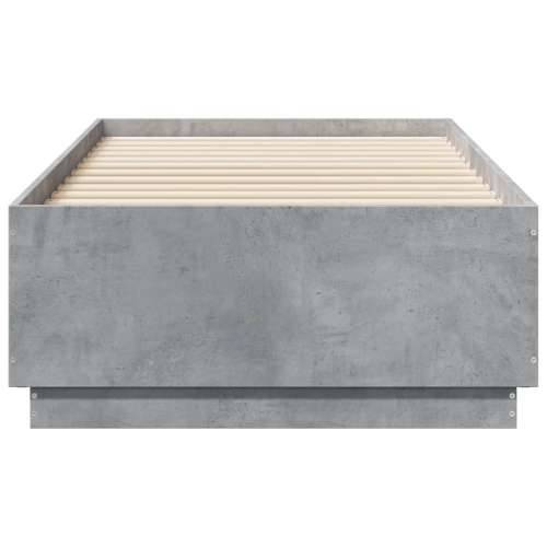 Okvir kreveta boja betona 75x190 cm od konstruiranog drva Beton siva 75 x 190 cm Cijena