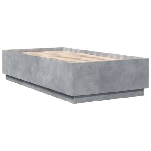 Okvir kreveta boja betona 75x190 cm od konstruiranog drva Beton siva 75 x 190 cm Cijena
