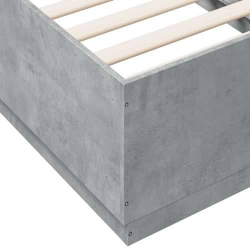 Okvir kreveta boja betona 75x190 cm od konstruiranog drva Beton siva 75 x 190 cm Cijena
