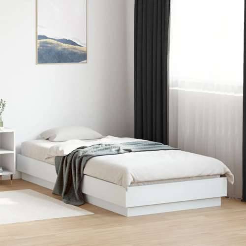 Okvir za krevet bijeli 120 x 200 cm konstruirano drvo - Bijela 100 x 200 cm Cijena