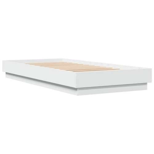 Okvir za krevet bijeli 120 x 200 cm konstruirano drvo - Bijela 100 x 200 cm Cijena