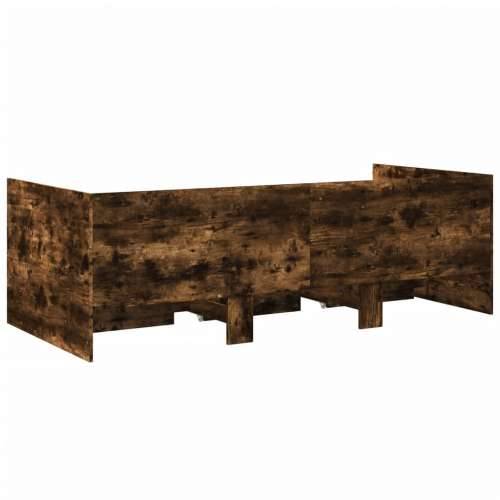 Dnevni krevet s ladicama bez madraca boja hrasta 90x200 cm - Dimljeni hrast 90 x 200 cm Cijena