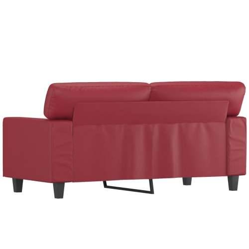 Dvosjed od tkanine crvena boja vina 120 cm od umjetne kože - boja crnog vina 120 cm Cijena