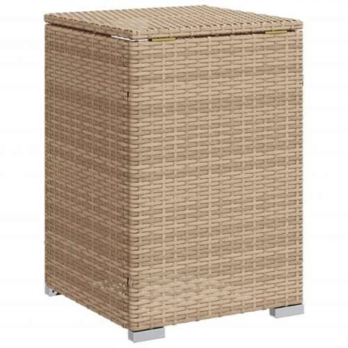 Pokrovni stol za spremnik propana bež 40x40x60 cm od poliratana - Bež 1 Cijena