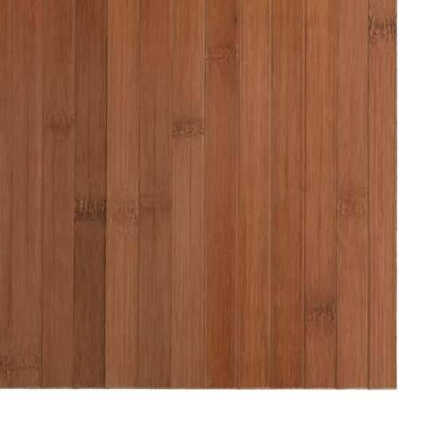 Tepih pravokutni smeđi 60 x 100 cm od bambusa - Smeđa 60 x 100 cm Cijena